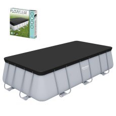 Prekrivna ponjava za pravokotni bazen 4,04×2,01 m - BES58232 