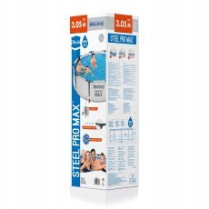Chomik - Bazen s kovinskim ogrodjem Bestway Steel Pro MAX 305×76 cm - BES56406