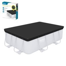 Pregrinjalo za pravokotni bazen s kovinskim ogrodjem - BES58442