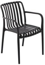 Vrtni stol - črn - FAT8649