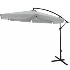 Vrtni senčnik Banana 3 m - siv - GAO6280