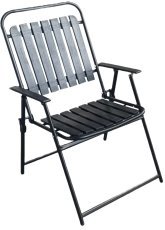 Zložljiv vrtni stol - črn - NEO6829