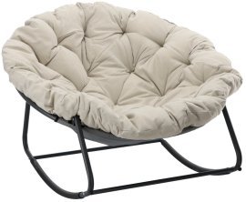 Gugalni fotelj - siv okvir - FAT4606