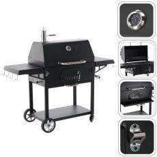 Žar na oglje Vulcano s pokrovom - BBQ5221