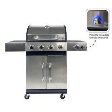 Chomik - Plinski žar 4+1 z regulatorjem 13 kW - BBQ5368