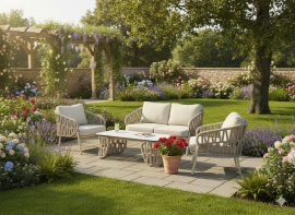 Vrtna garnitura - bež - ATO0418