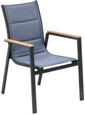 Vrtni stol Popywood - temno siv - RIT6266