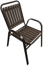 Vrtni stol - rjav - NEO8024