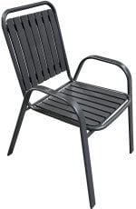 Vrtni stol - temno siv - NEO8031