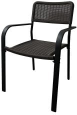 Vrtni stol - rjav - NEO8048