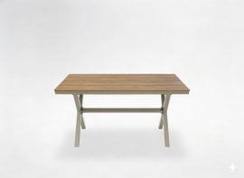 Chomik - Vrtna miza iz aluminija 150x90x74 cm - ATO0364