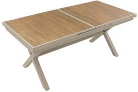 Raztegljiva aluminijasta vrtna miza 180-240×90×76 cm - ATO0388