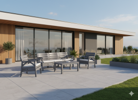 Vrtna garnitura Santana - antracit - KAS0867/3