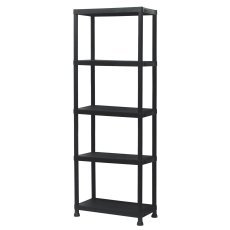 Plastični regal s 5 policami 61 x 31 x 171 cm, nosilnost police: 25 kg *0463