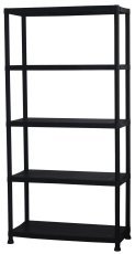Plastični regal s 5 policami 90x40x180 cm - PWI0470