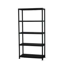 Plastični regal s 5 policami 90 x 40 x 180 cm, nosilnost police: 35 kg *0470