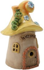 Vrtna figurica – Rumena gobja hišica LED - GOT7058