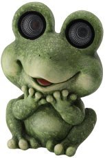 Vrtna figura – Žaba z iskrivimi očmi LED - GOT7133