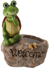 Vrtni lonec – Želva na kamnu 