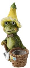 Vrtni lonec – Žaba s košaro - GOT7157