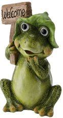 Vrtna figurica – Sedeča žaba 