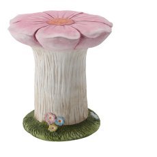 Chomik - Vrtna figura – roza stojalo za cvetlični lonec - GOT7232