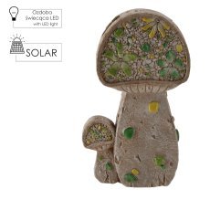 Chomik - Vrtna figurica - ploščate gobe LED - GOT7348