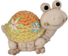 Vrtna figurica – Želva s pletenim oklepom - GOT7355