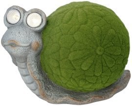 Vrtna figurica - polž s sijočimi očmi LED - GOT7492