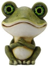Vrtna figurica – Žaba LED 21,5 x 17,5 x 27,5 CM *0203
