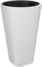 Srednji lonec Muza 39 cm – bel - LAM58877