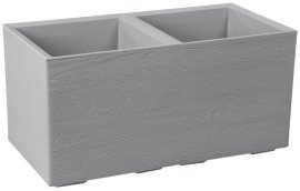 Stojalo za rože Karo 80x40 cm - siva - LAM78923