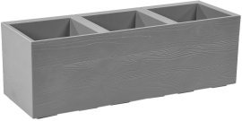 Stojalo za rože Karo 90x30 - siv - LAM78466