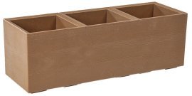 Stojalo za rože Karo 90x30 - naraven les - LAM88455