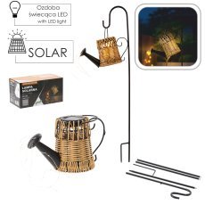 Chomik - Solarna svetilka - zalivalka 33 LED - topla bela - SOL6024