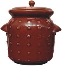 Lonec keramika 2,5L - rjav - RUI3453