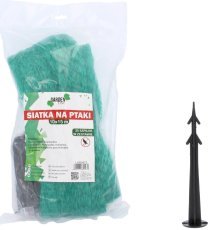 Zaščitna mreža proti pticam 10x15 m (4 g/m²) + 20 pritrdilnih zatičev - LAR0472