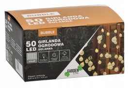 Chomik - Solarna vrtna girlanda Bubble 50 LED - topla bela - SOL3767
