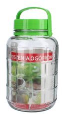 Stekleni kozarec 5 L univerzalen s plastičnim pokrovom - WEL6884