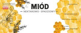 KPL. 100 ETYKIET MIÓD NEKTAROWO-SPADZIOWY 154 x 60 MM BEE8214