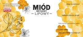 KPL. 100 etiket za lipov cvetlični med 116 x 50 mm *8283