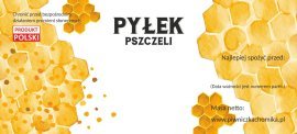 Komplet 100 etiket Pčelin cvetni prah 116 x 50 mm *8320