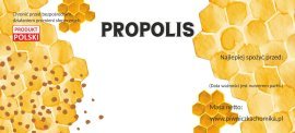 KPL. 100 etiket PROPOLIS 116 x 50 mm *8337