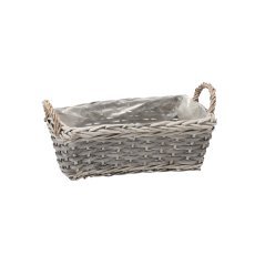 Pravokotna pletena košara 32 × 16 × 12 cm *9230