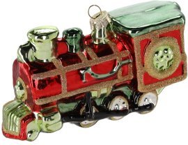Steklena božična kroglica – Lokomotiva - BOZ5041