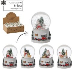 Božična snežna krogla – sani Božička - KUL5720