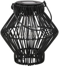 Solarna kovinska svetilka 19 cm LED - črna - LAP5955