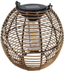 Solarna svetilka 19 cm LED - rjava - LAP6037