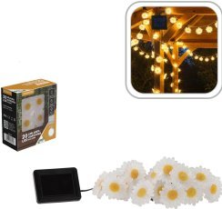 Solarna vrtna girlanda Marjetice 20 LED - topla bela - SOL6048