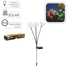 Chomik - Solarna svetilka Meduza Mini 5 LED 68 cm - večbarvna - SOL4798